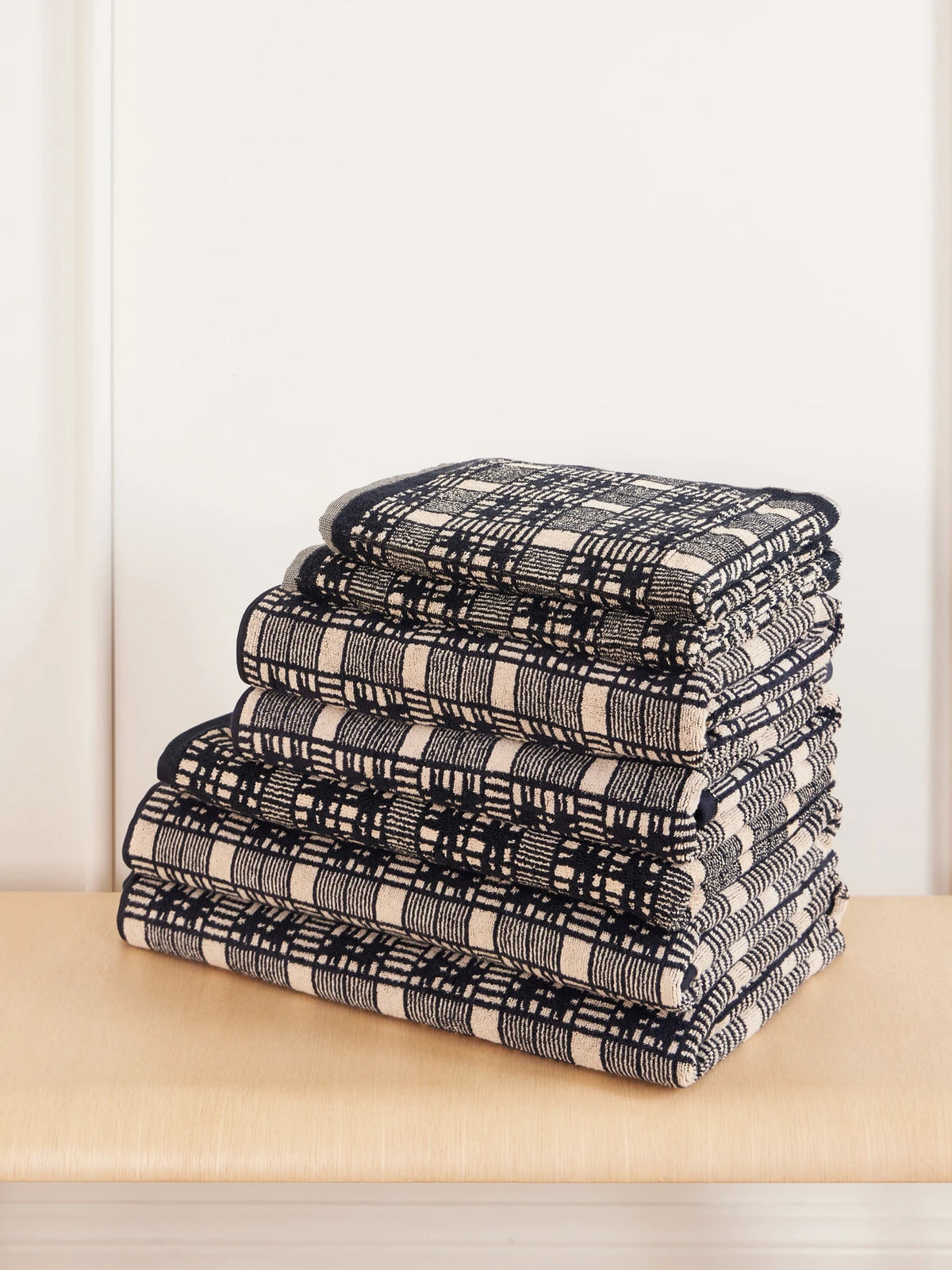 Autumn Sonata Alma Complete Set Of Seven Organic Cotton-terry Towels
