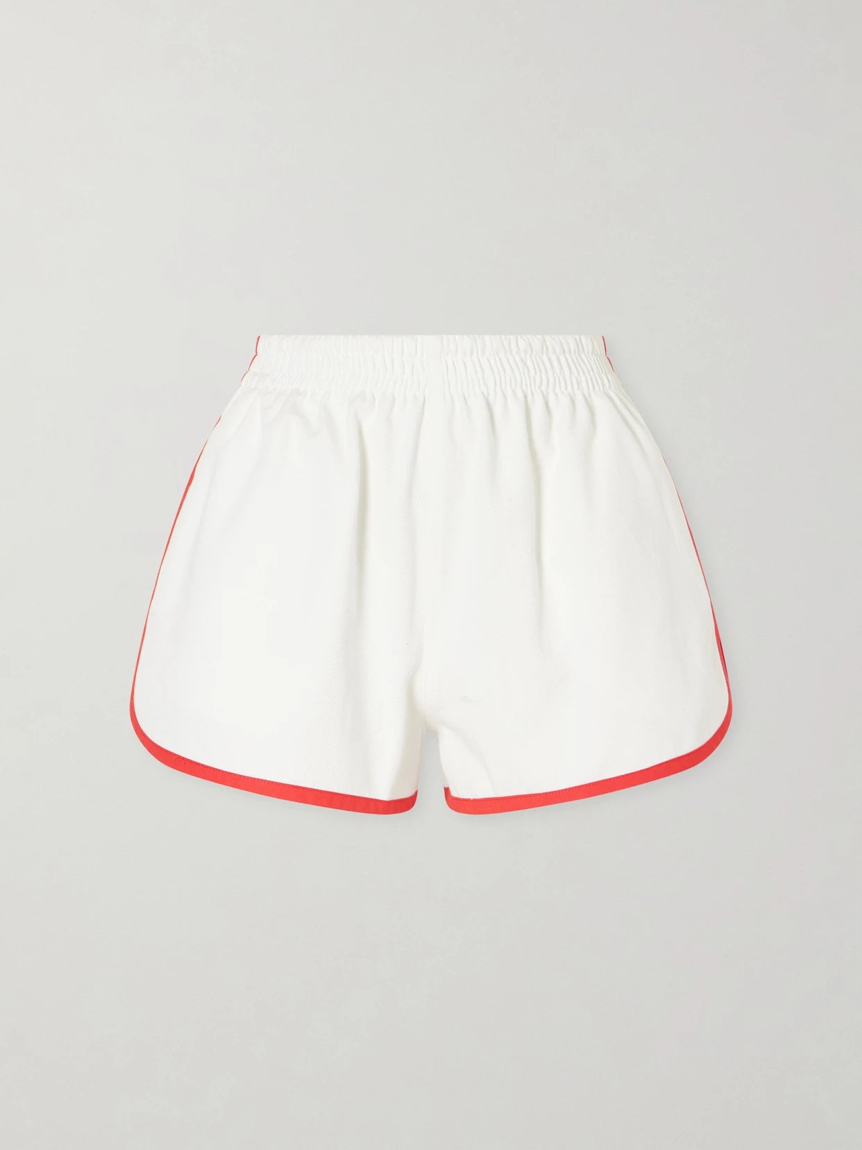 Atlas Cotton And Linen-blend Twill Shorts