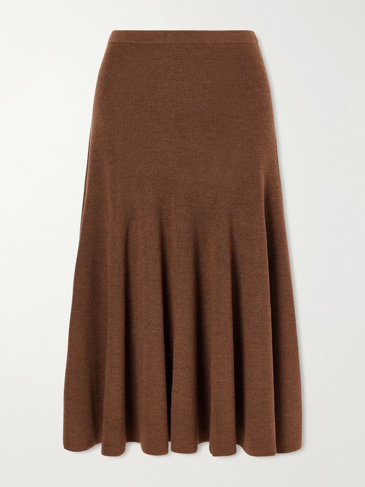 Ulla Johnson Azaria Merino Wool Midi Skirt