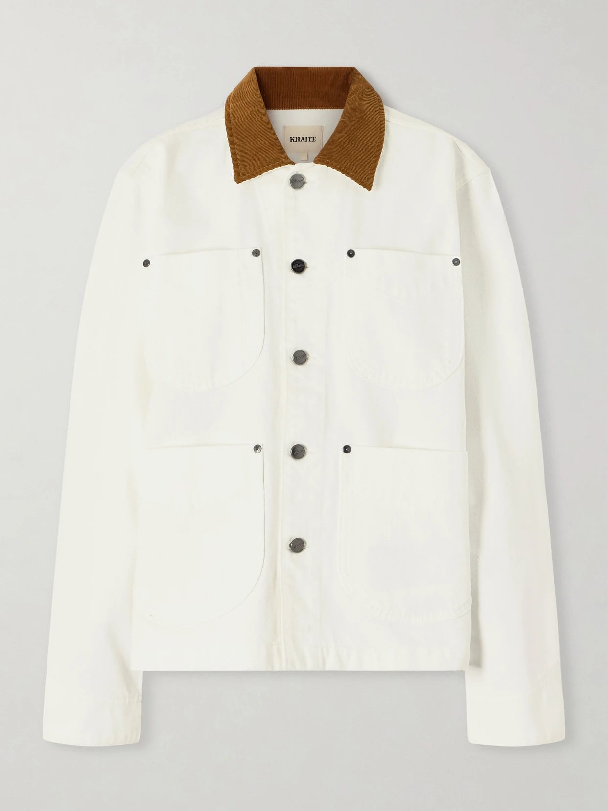 Wyatt Corduroy-trimmed Denim Jacket