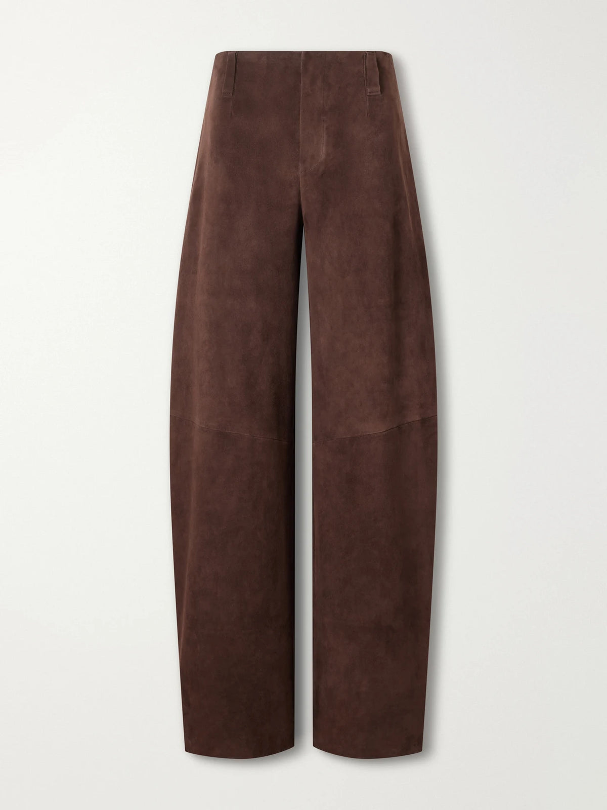 STOULS Valadon Paneled Suede Wide-leg Pants