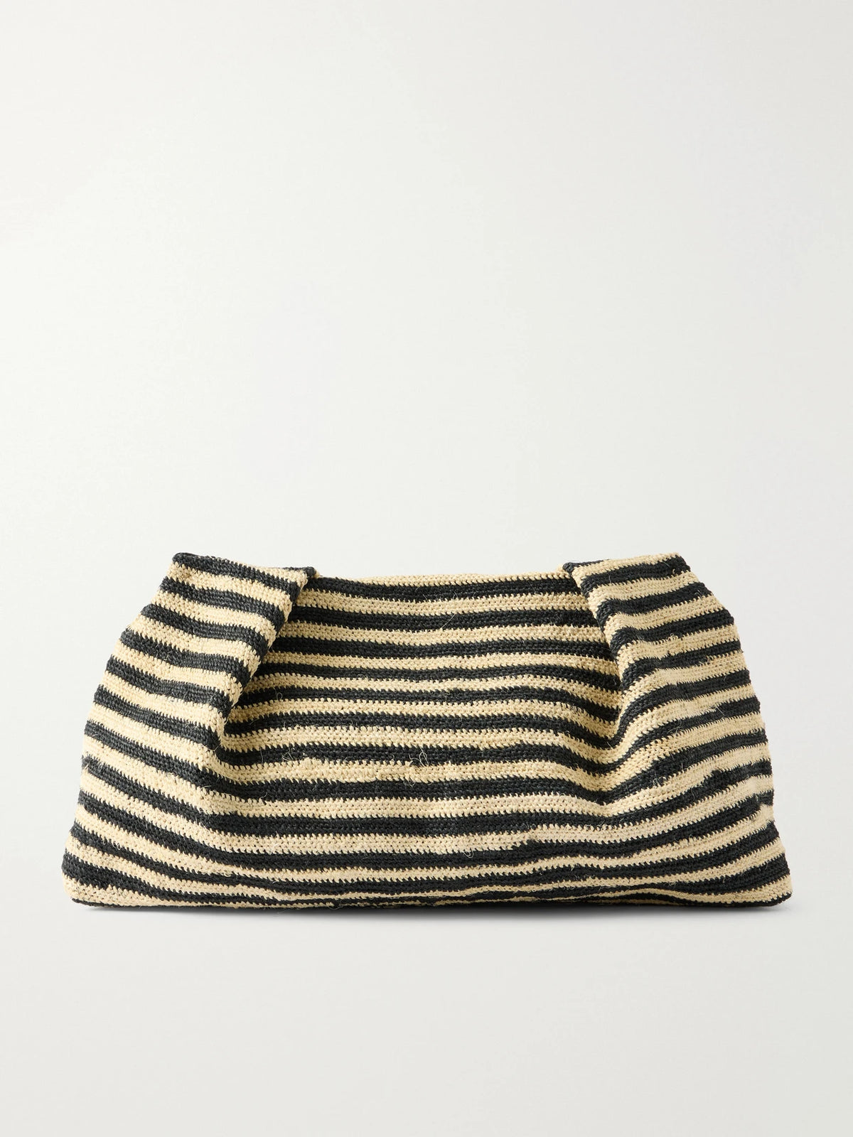 Medium Two-tone Sisal Clutch