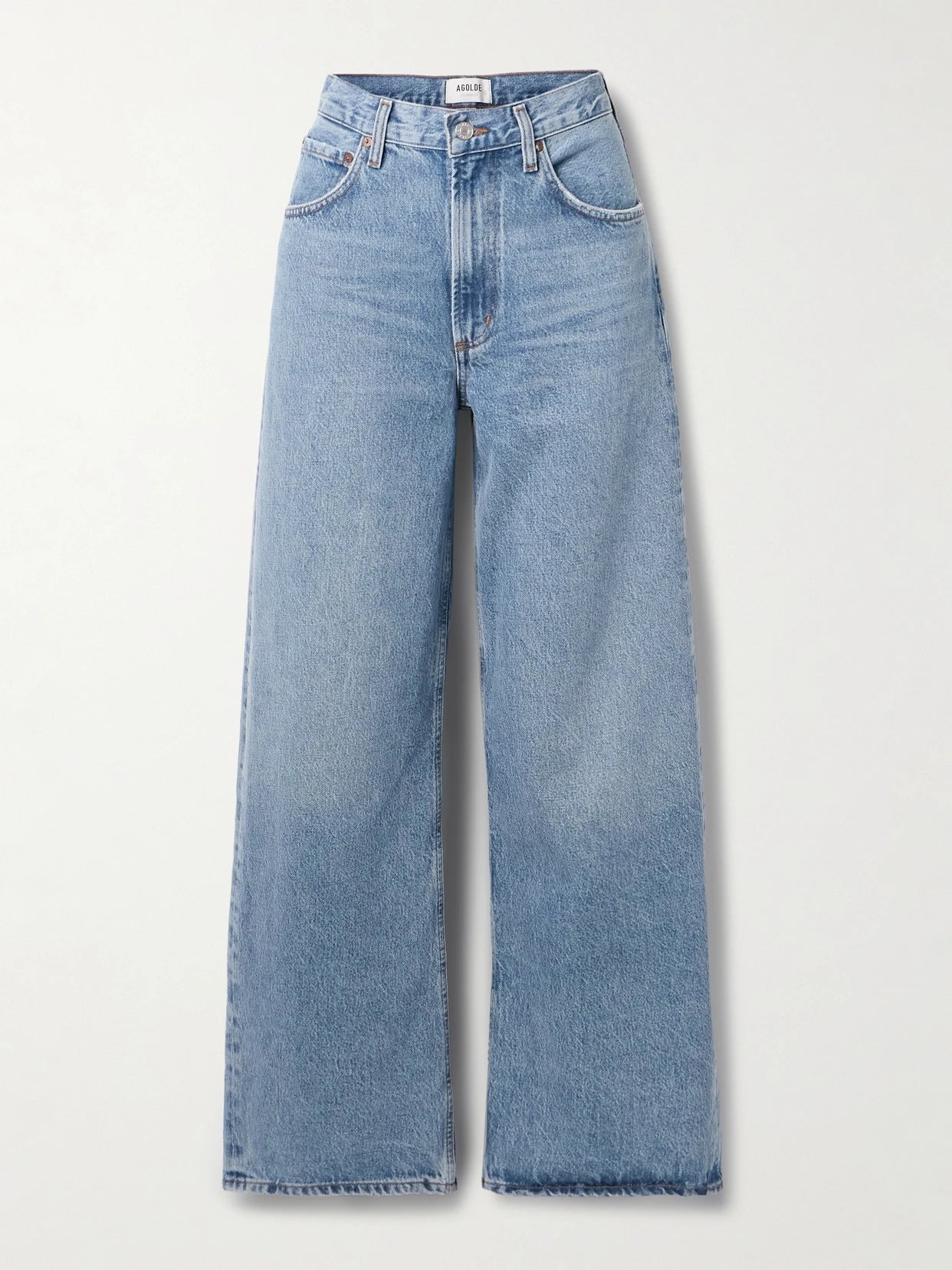 Low Curve Mid-rise Straight-leg Jeans
