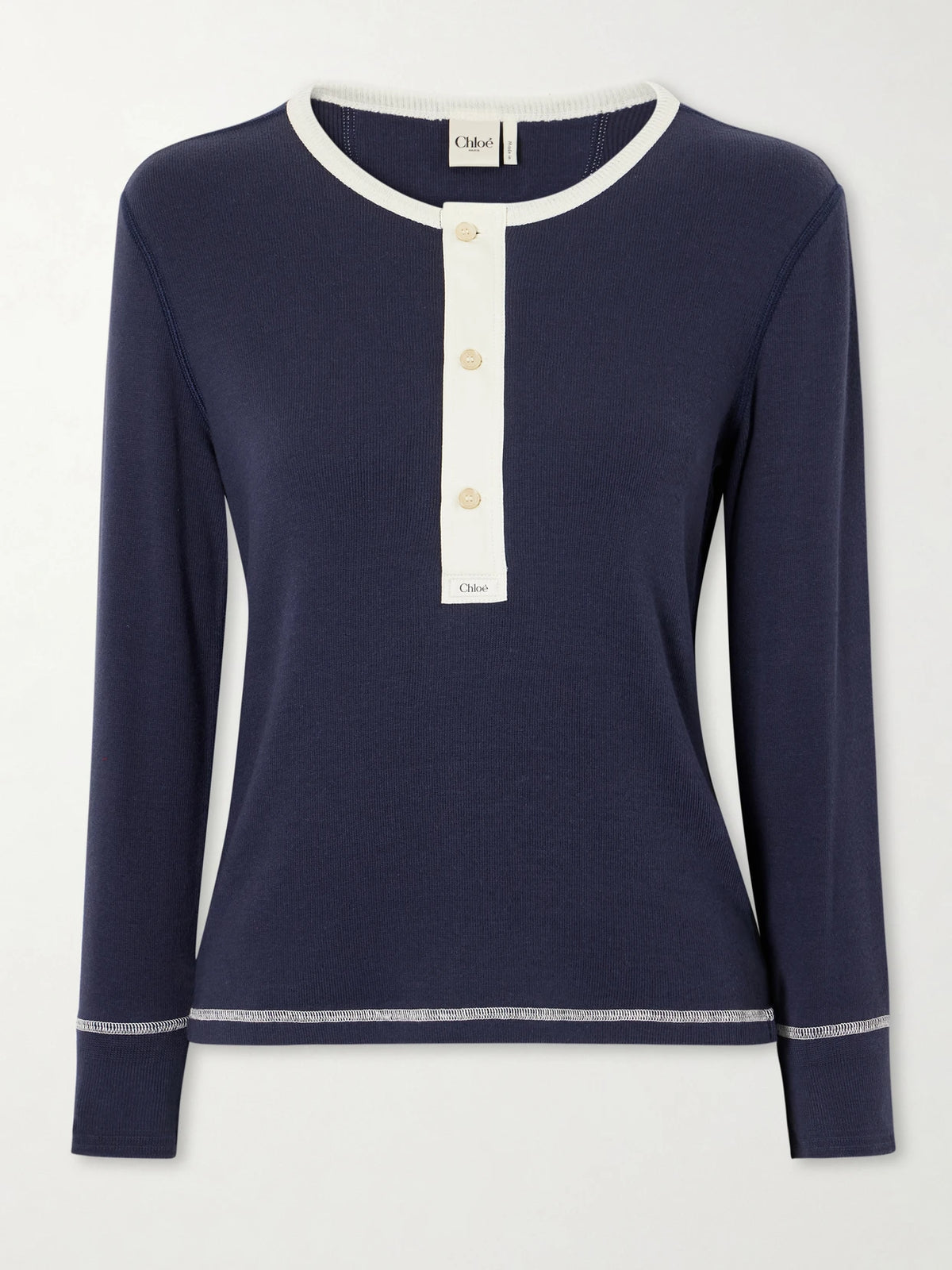 Ribbed Cotton-jersey Shirt