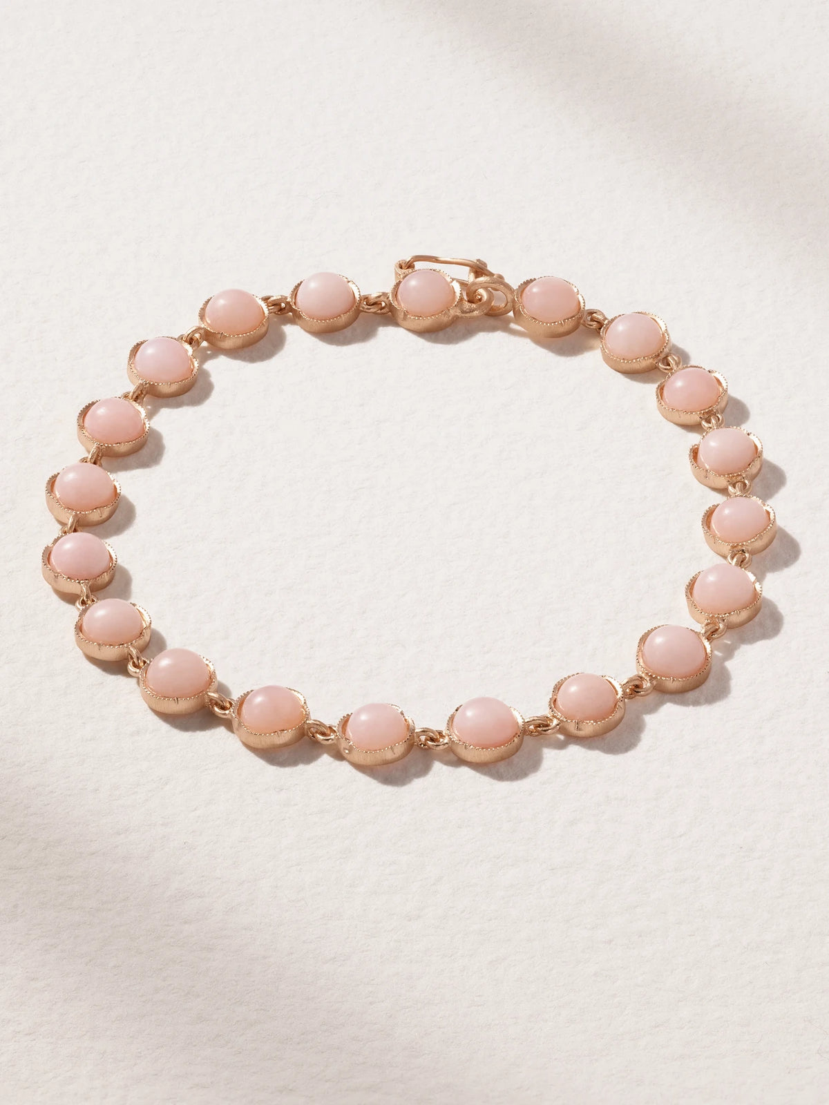 Classic 18-karat Rose Gold Opal Bracelet