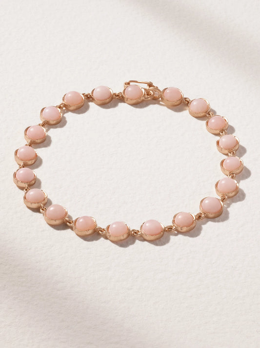 Classic 18-karat Rose Gold Opal Bracelet