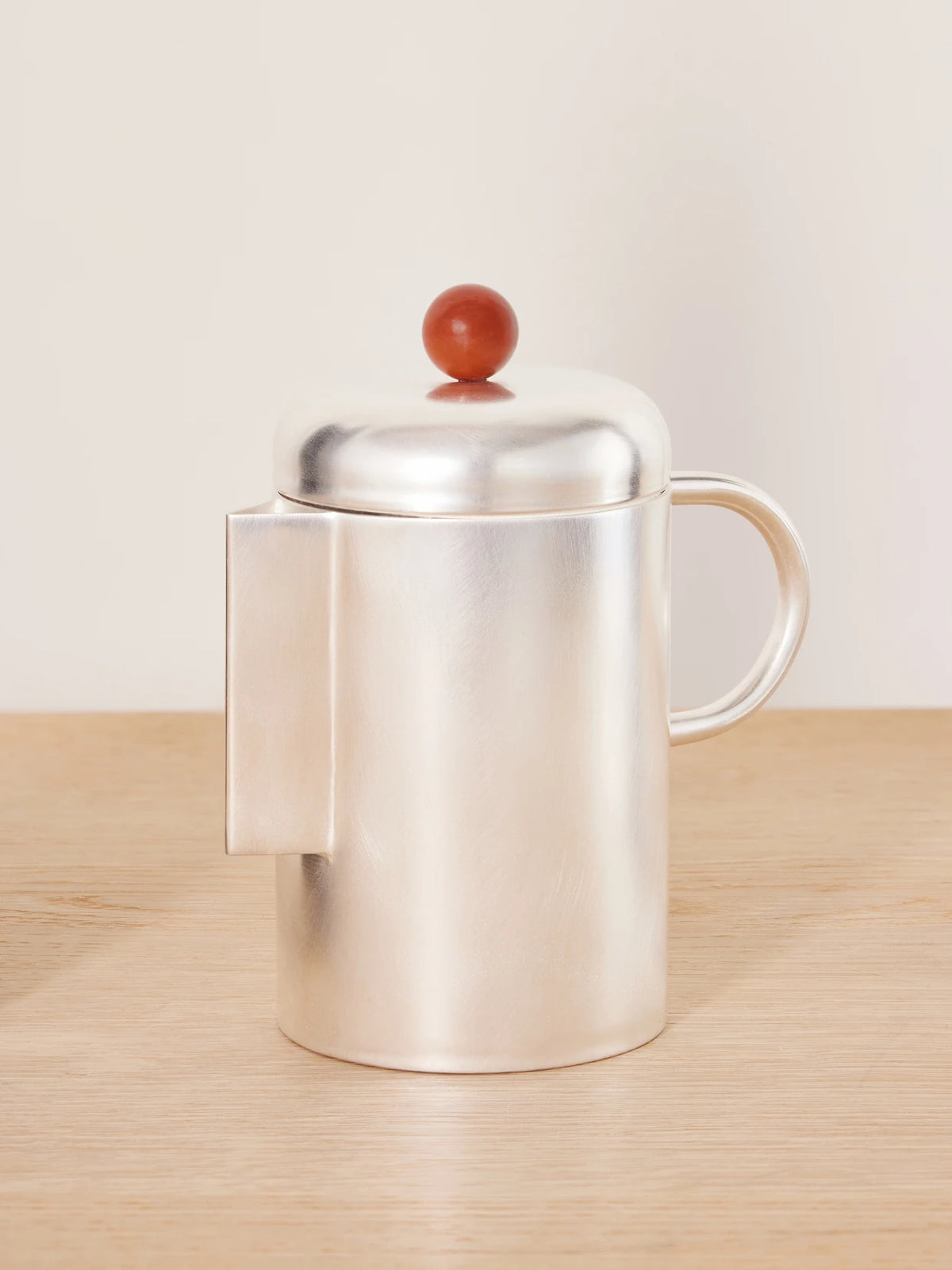 Natalia Criado Simple Silver-plated And Stone Coffee Pot