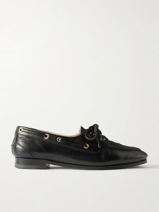 Pathy Leather Boat Shoes