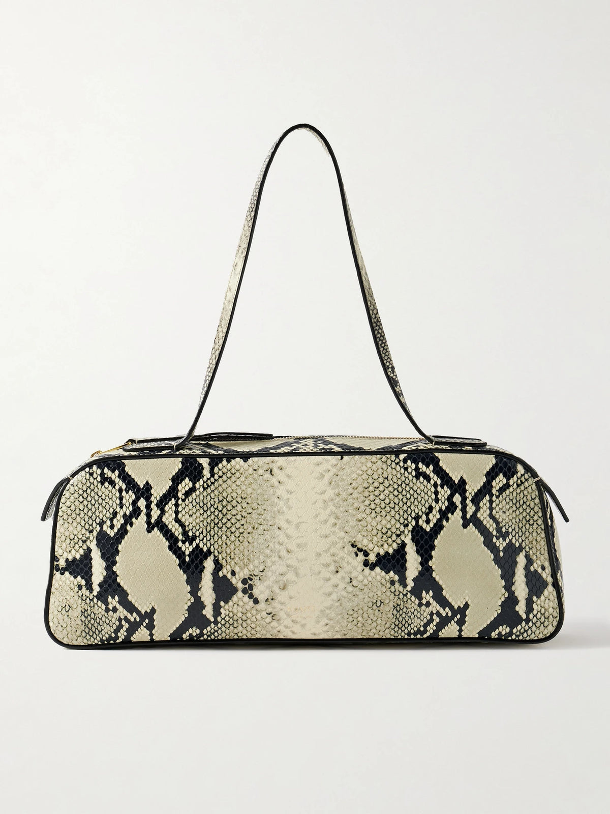 Simona Snake-effect Leather Shoulder Bag