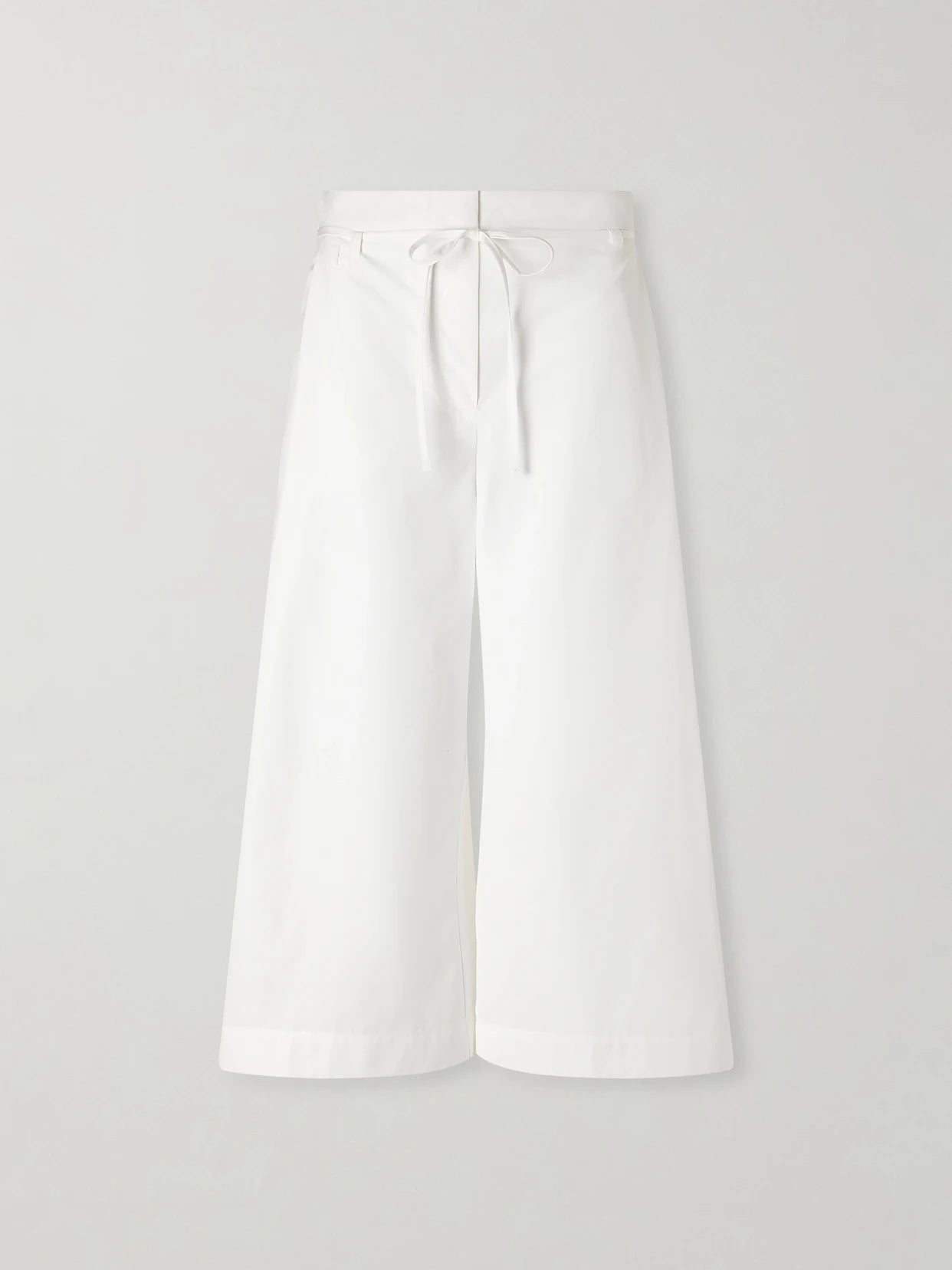 Le Marin High-rise Cotton-poplin Wide-leg Shorts