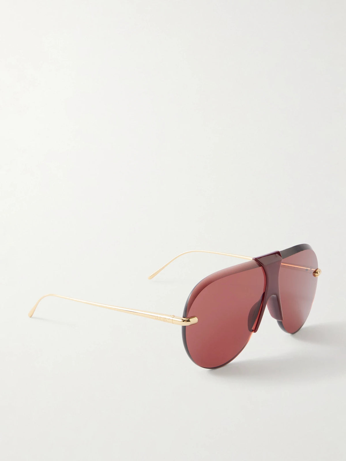 Aviator-style Gold-tone And Acetate Sunglasses