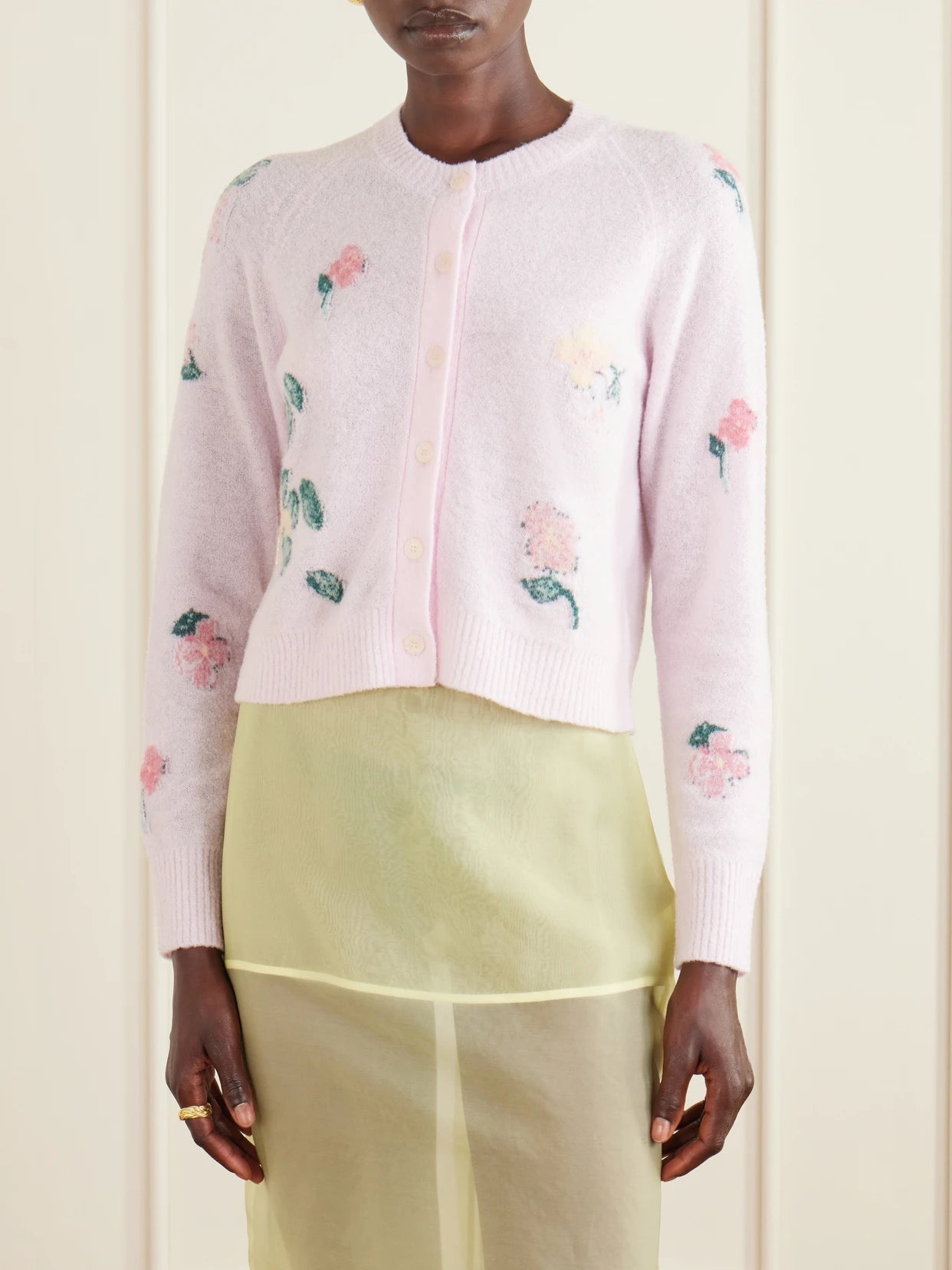 Clemence Wool-blend Cardigan