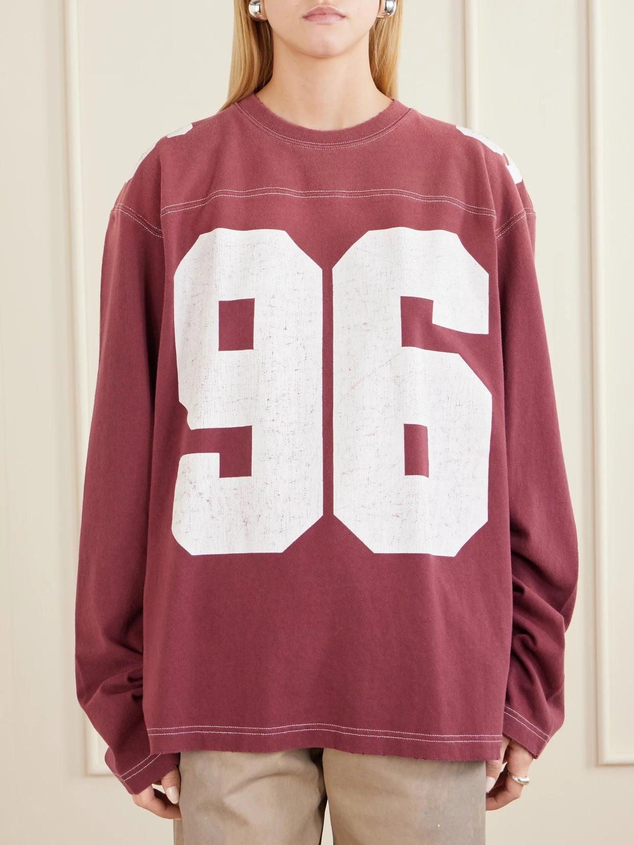 Exfold Printed Cotton-jersey Sweater