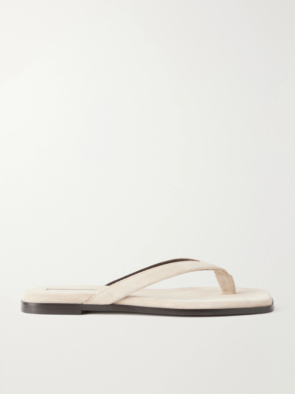 Meta Suede Thong Sandals