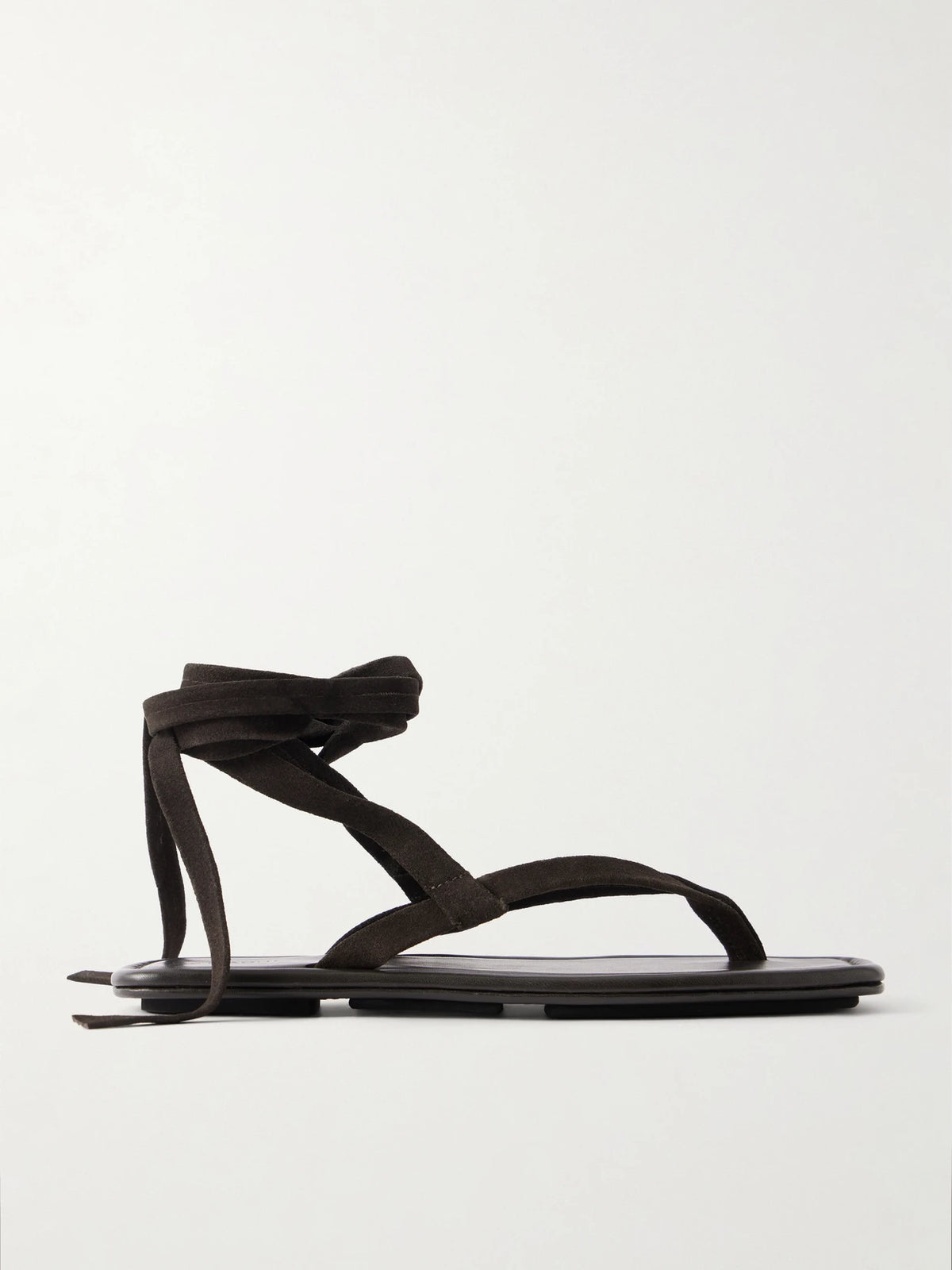 ST. AGNI Suede Sandals