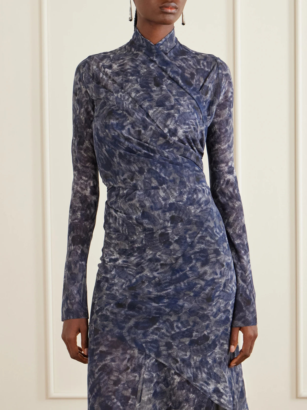Meena Printed Silk-chiffon Blouse