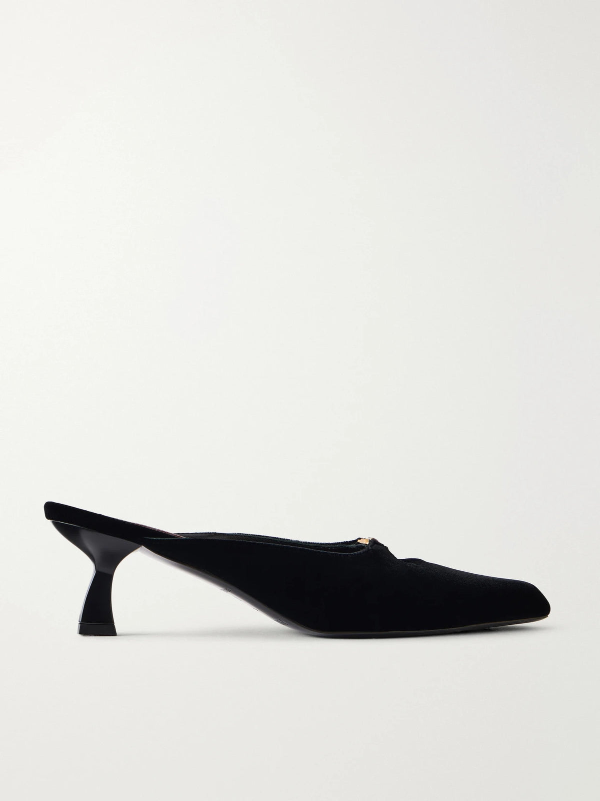 NODALETO Dona Ruby 50 Crystal-embellished Velvet Mules