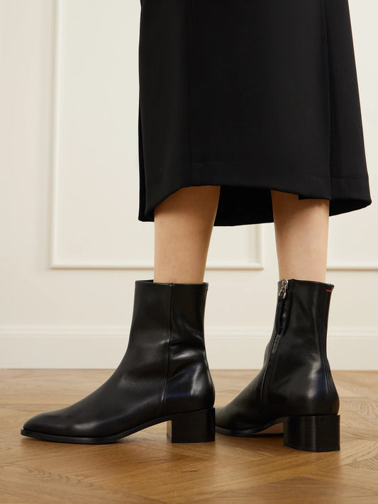 Aeyde Lee 40 Leather Ankle Boots