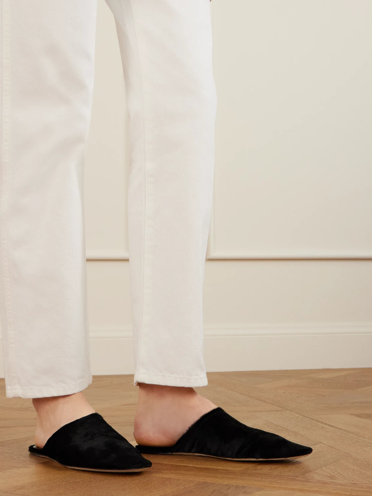 Elipse Calf Hair Slip-ons