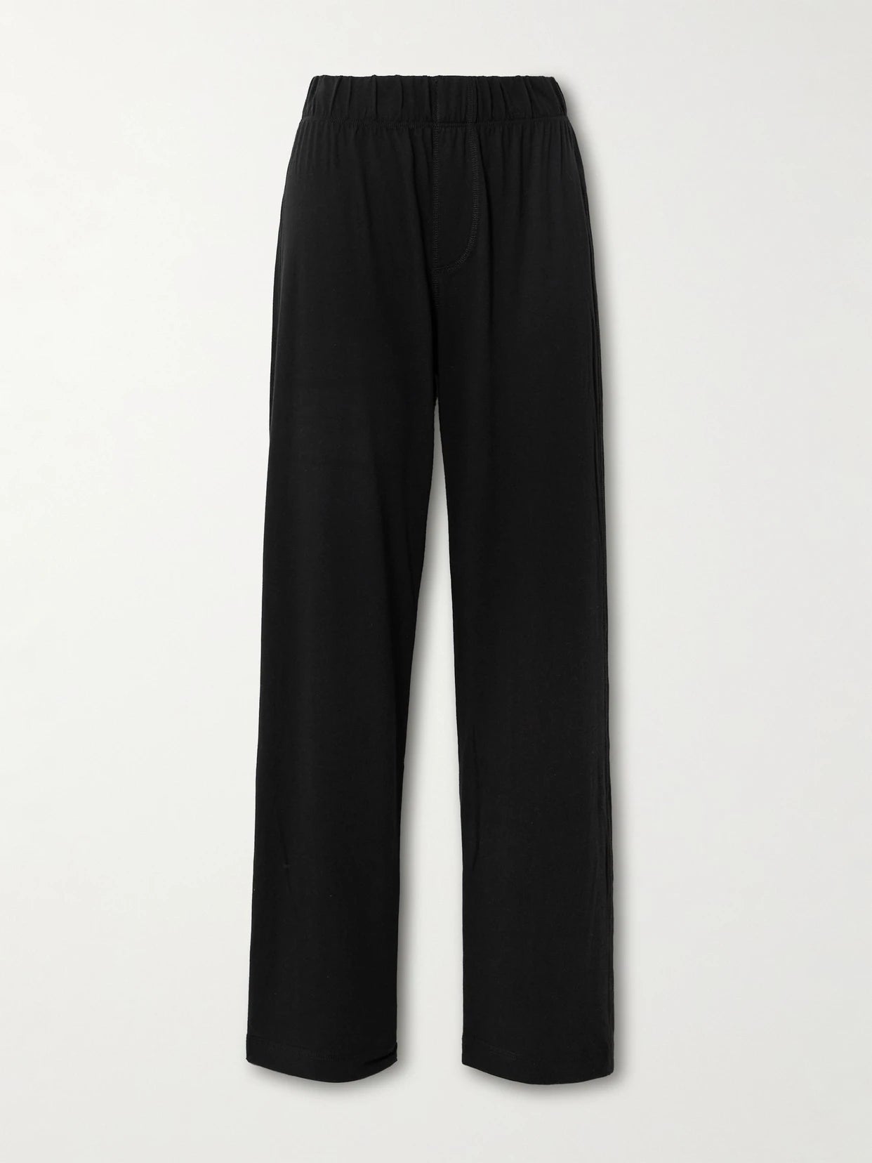 Lounge Cotton And Modal-blend Jersey Staight-leg Pants