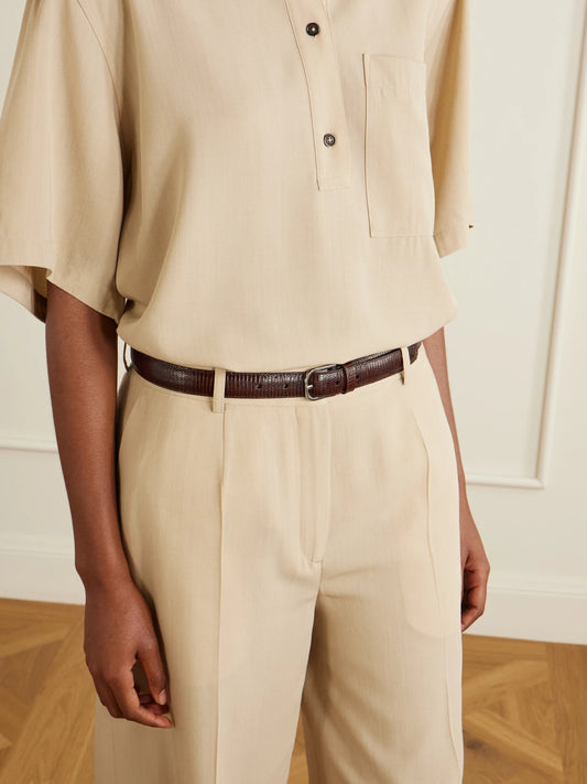TOTEME Lizard-effect Belt
