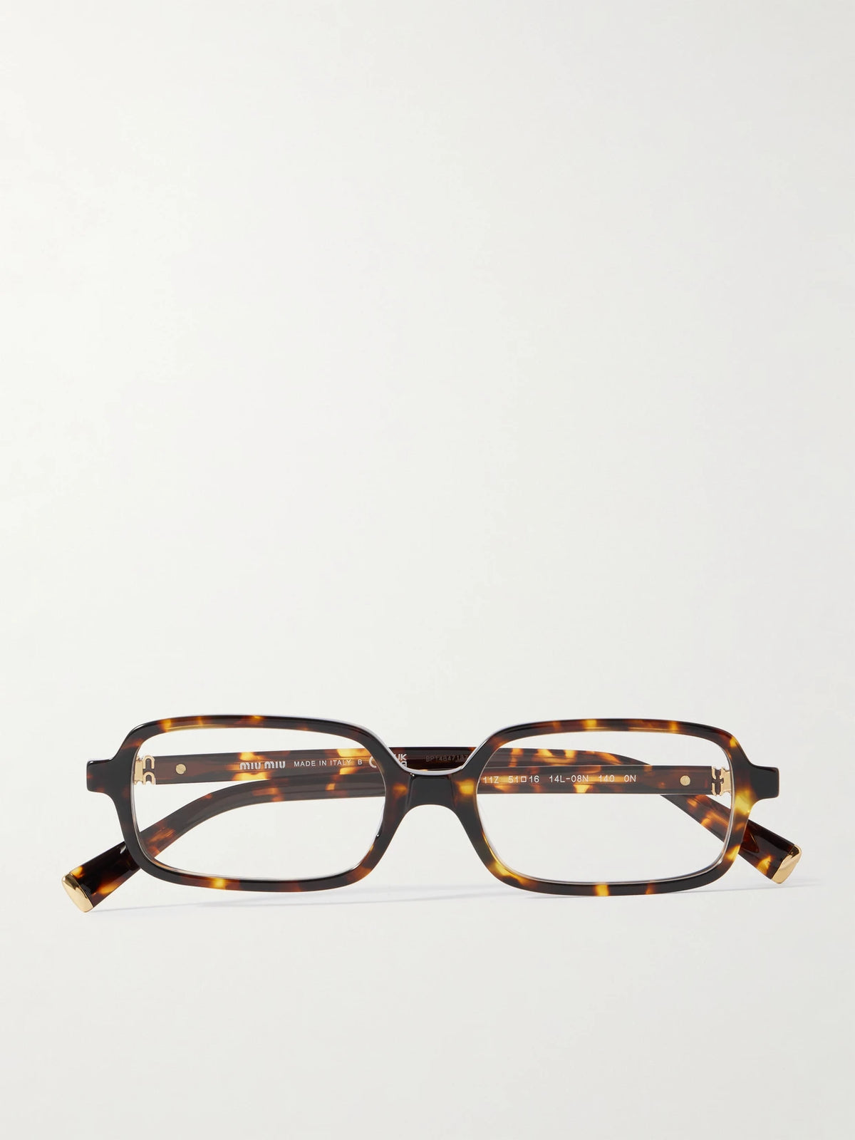 Rectangular-frame Tortoiseshell Acetate Optical Glasses