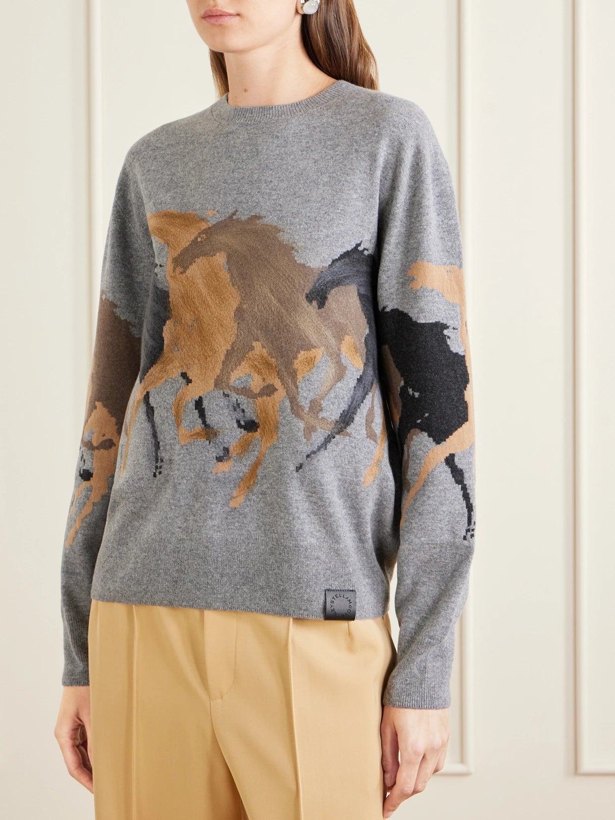 Racing Horse Wool Sweater