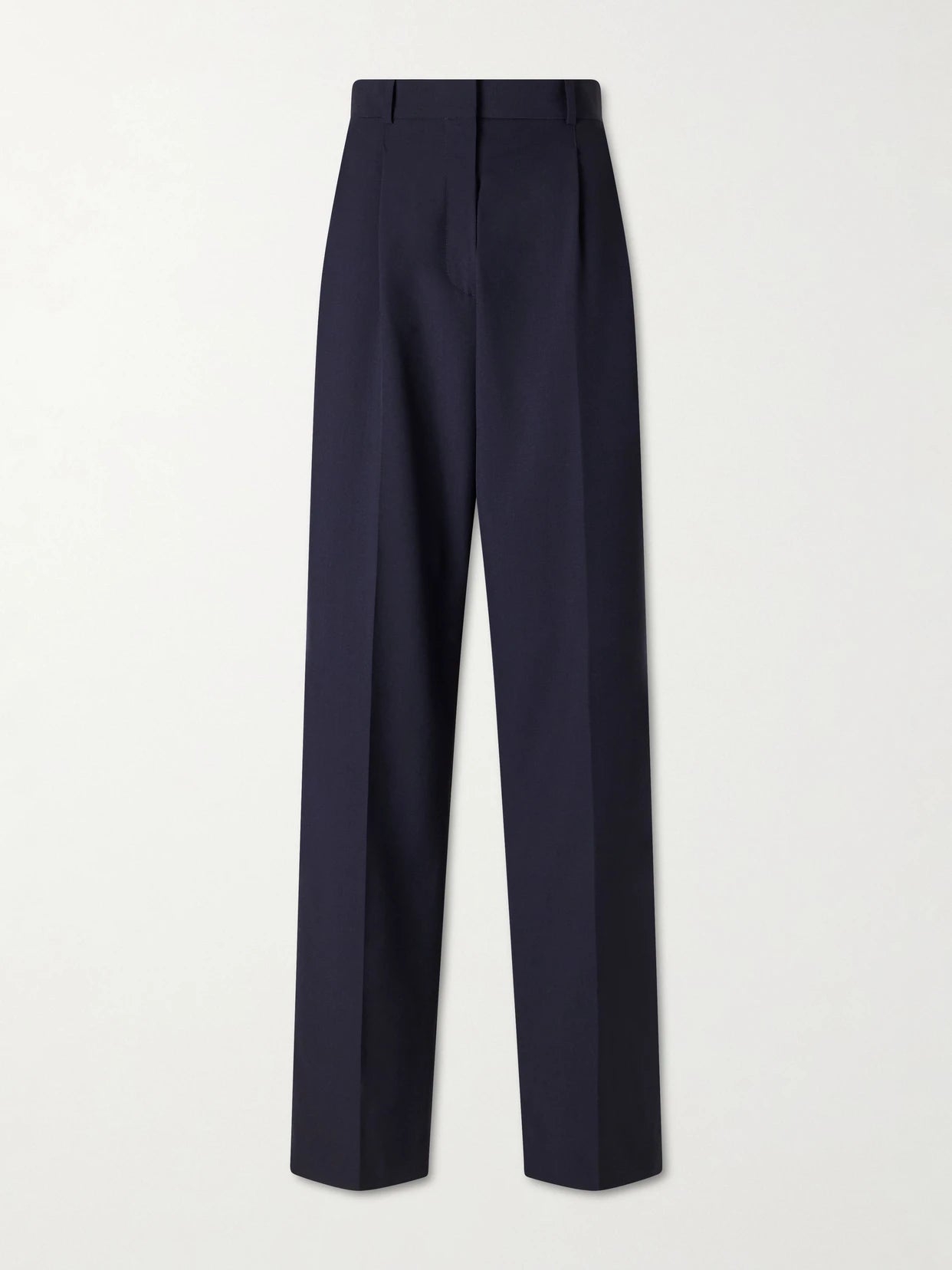Mune Merino Wool-poplin Straight-leg Pants
