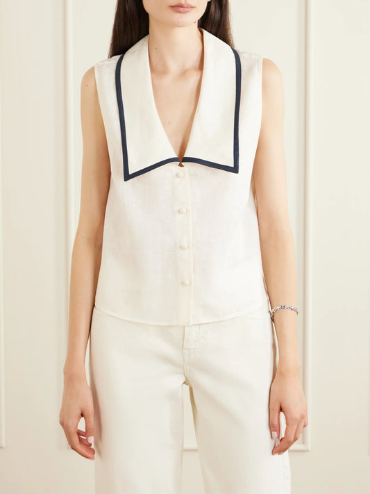 Cabana Linen Top