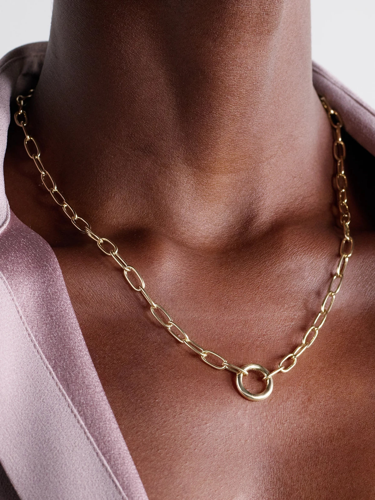 Image of Necklaces. Product name - Sardinia Ii 14-karat Gold Necklace in Multi colour by brand - Marlo Laz
