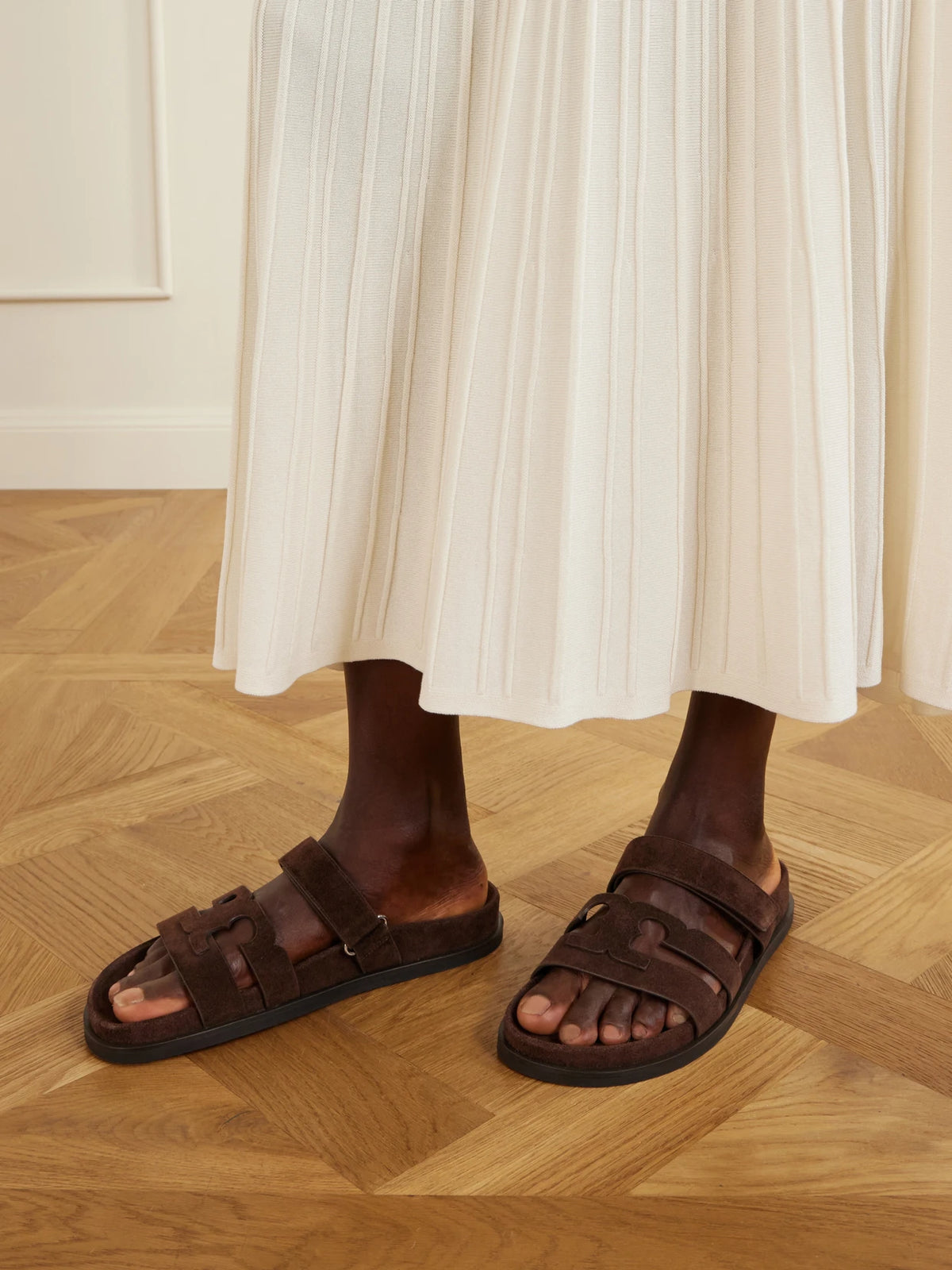Ines Suede Slides