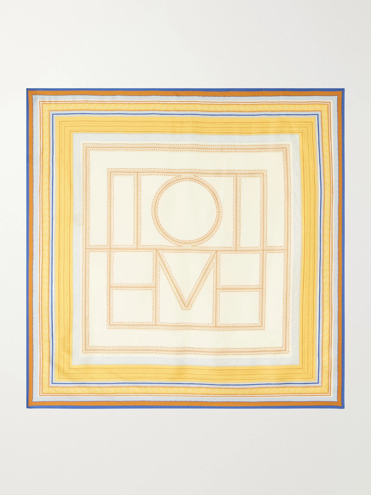 TOTEME Printed Silk-twill Scarf