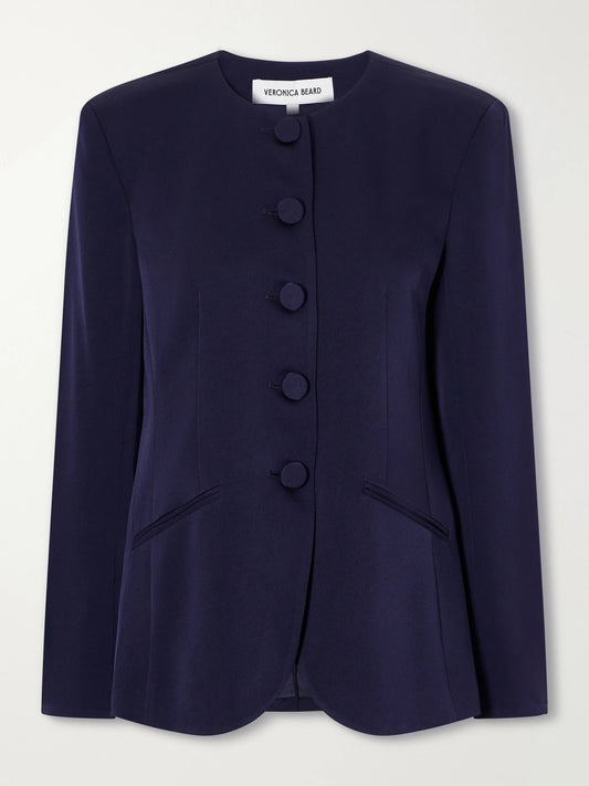 Veronica Beard Wryllen Crepe Blazer