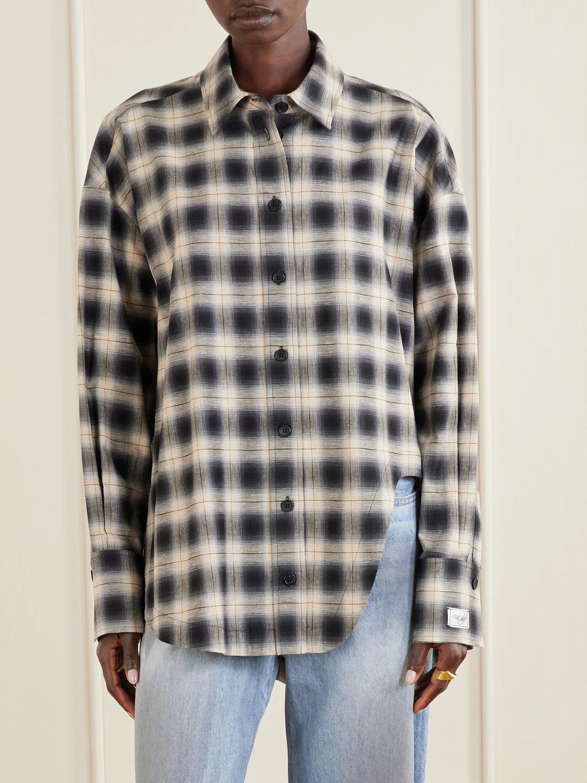 Checked Cotton-poplin Shirt