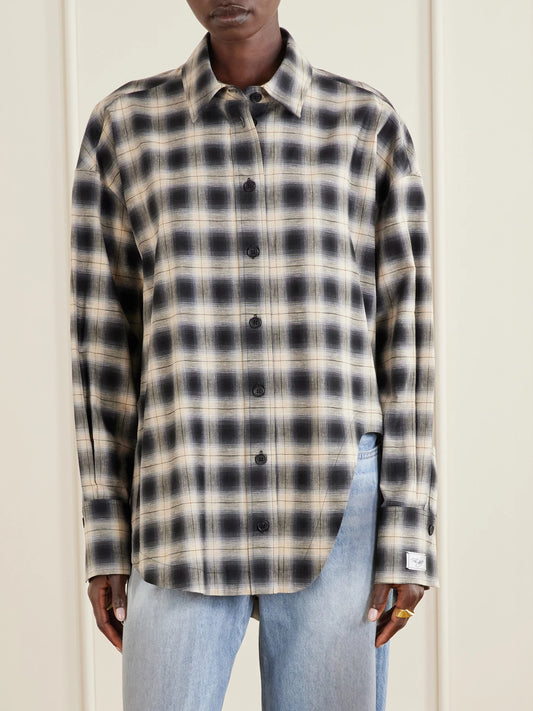 Checked Cotton-poplin Shirt