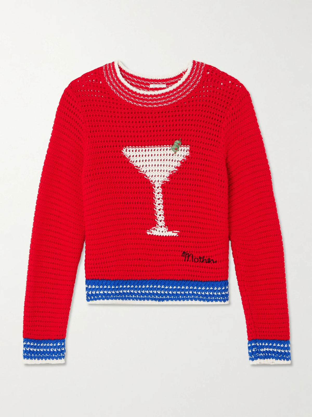 Mother Open-knit Cotton Sweater