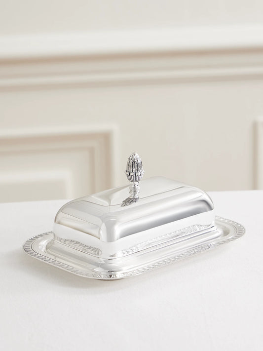 Malmaison Silver-plated Butter Dish