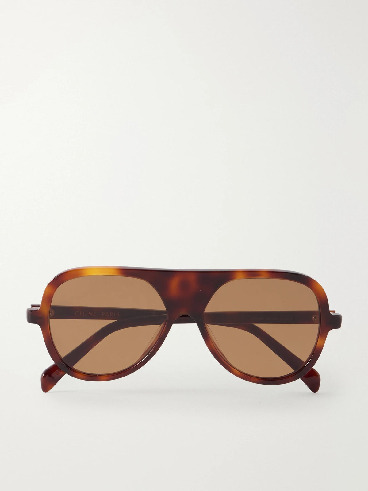 CELINE Eyewear Thin Pilot Aviator-style Acetate Sunglasses
