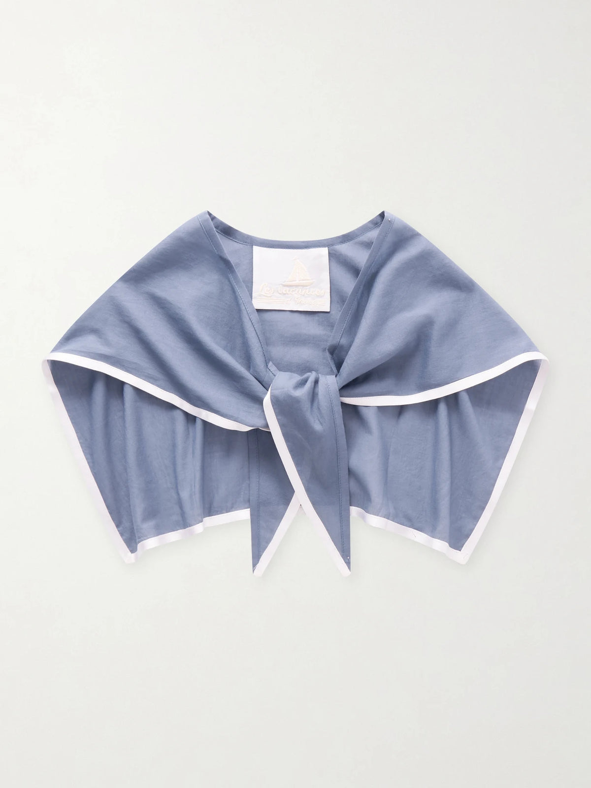 Sailor Cotton-voile Triangle Scarf