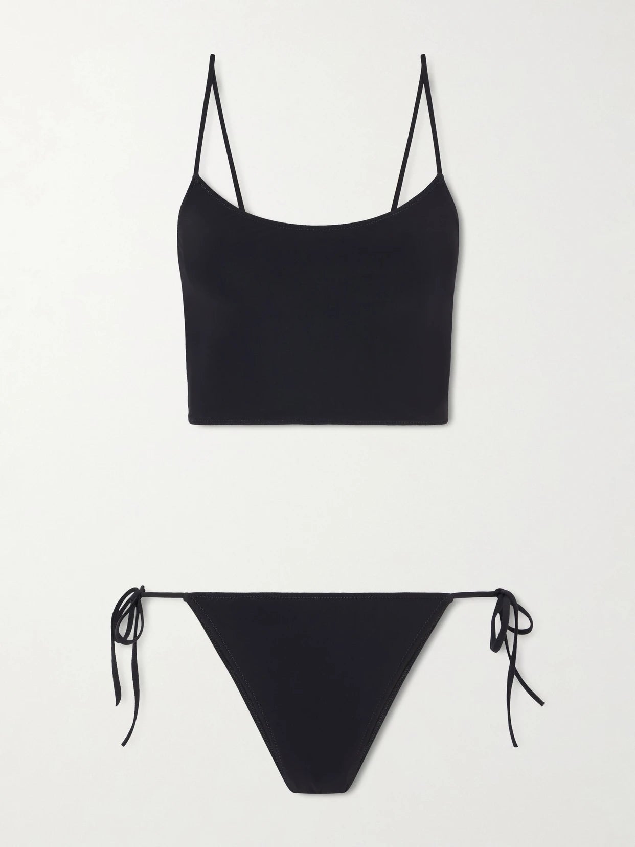 Image of Swimwear. Product name - Novantaquattro Bikini in Black colour by brand - Lido