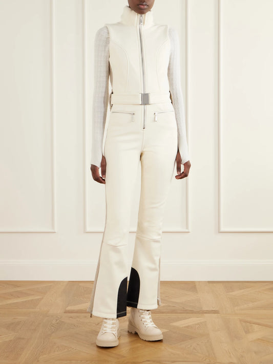 Image of Others. Product name - Hana Belted Shell Ski Suit in Ecru colour by brand - Cordova