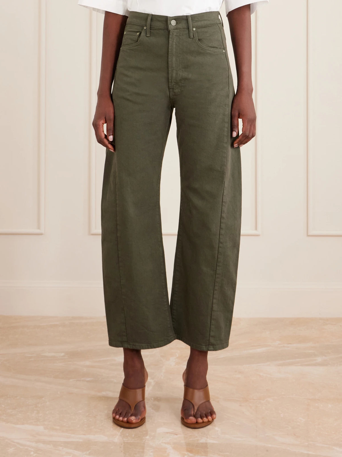 The Half Pipe Flood High-rise Wide-leg Jeans