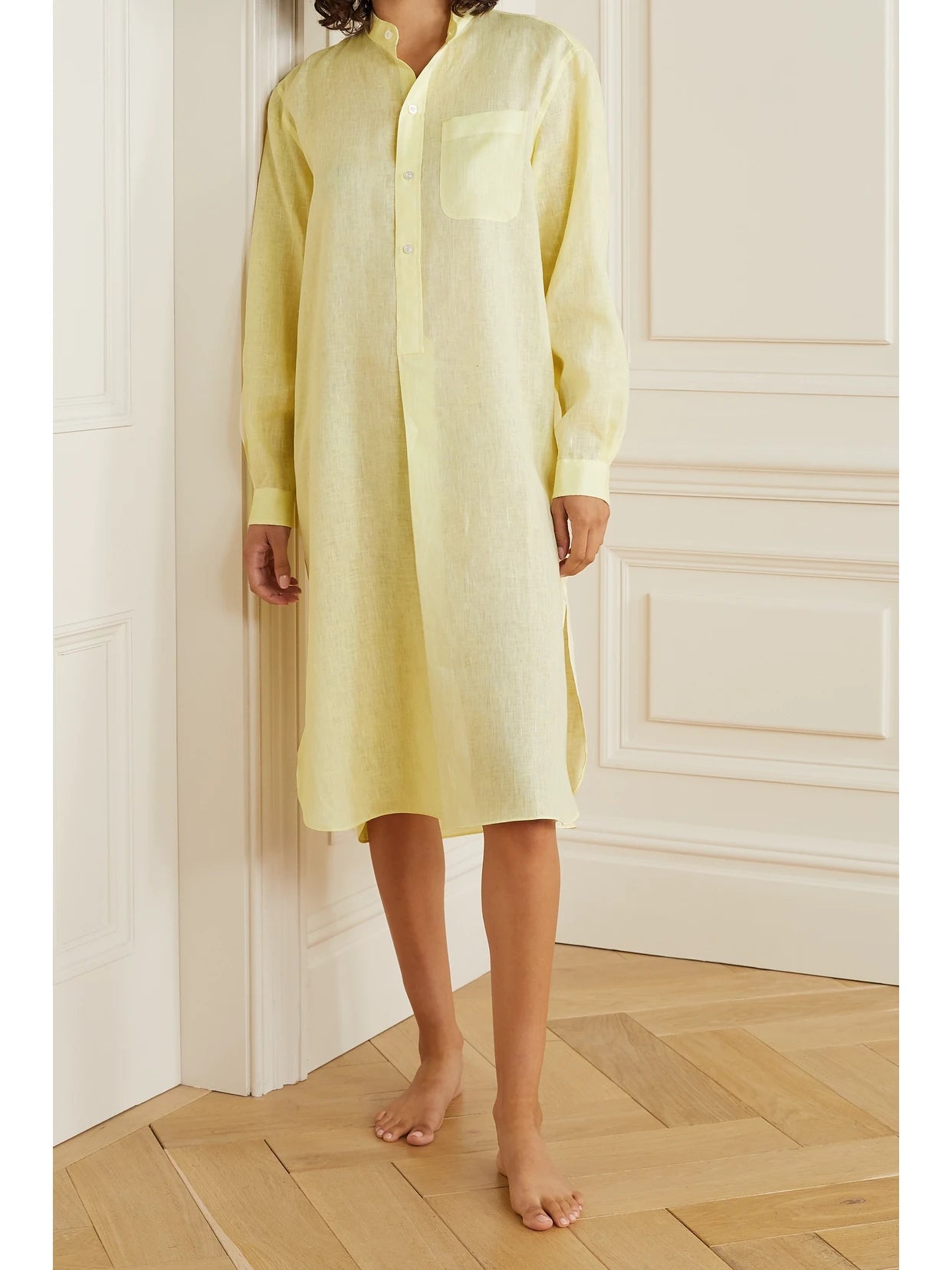 Elysee Oversized Linen Nightdress