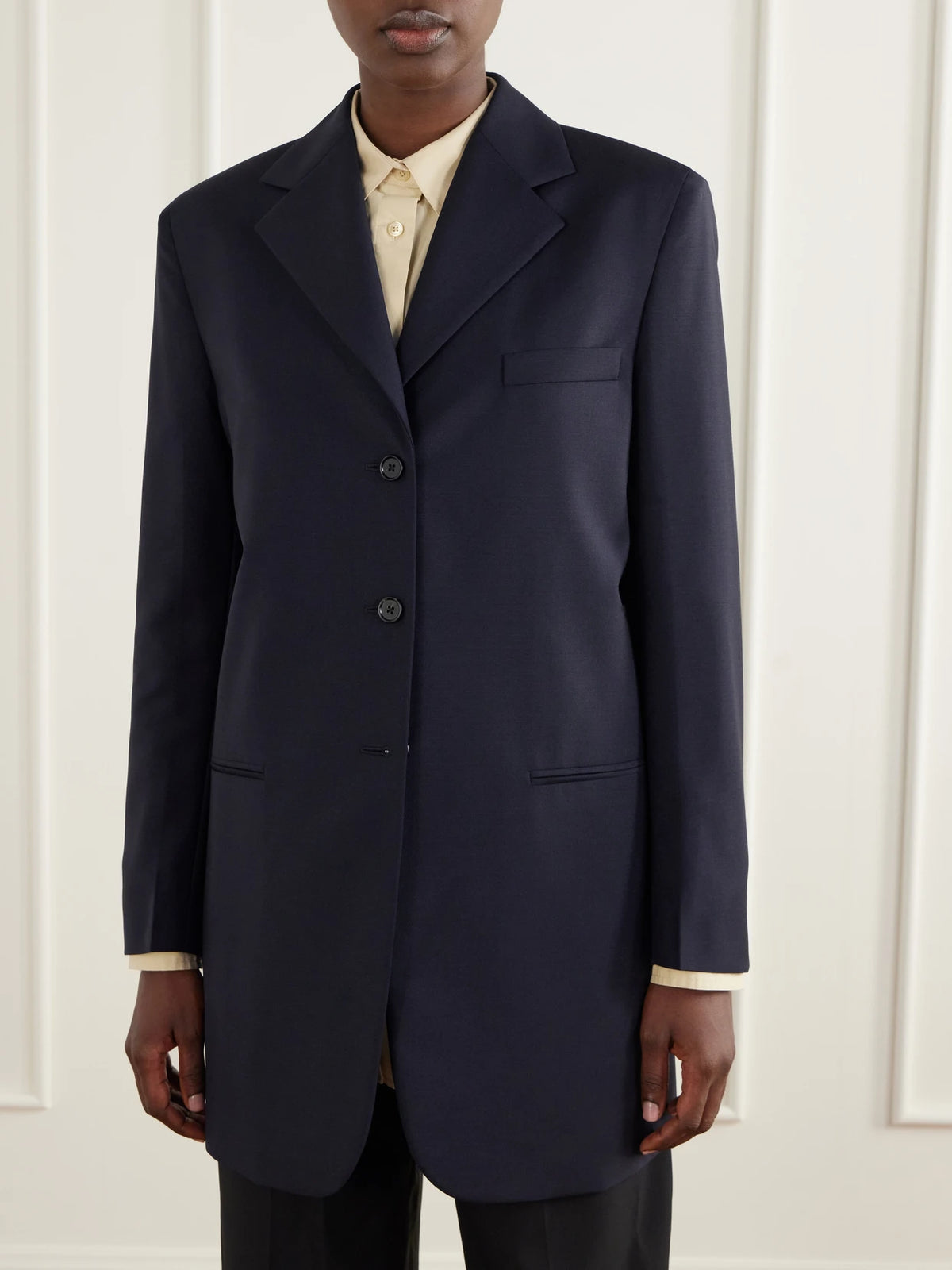 Jil Sander Wool And Mohair-blend Blazer
