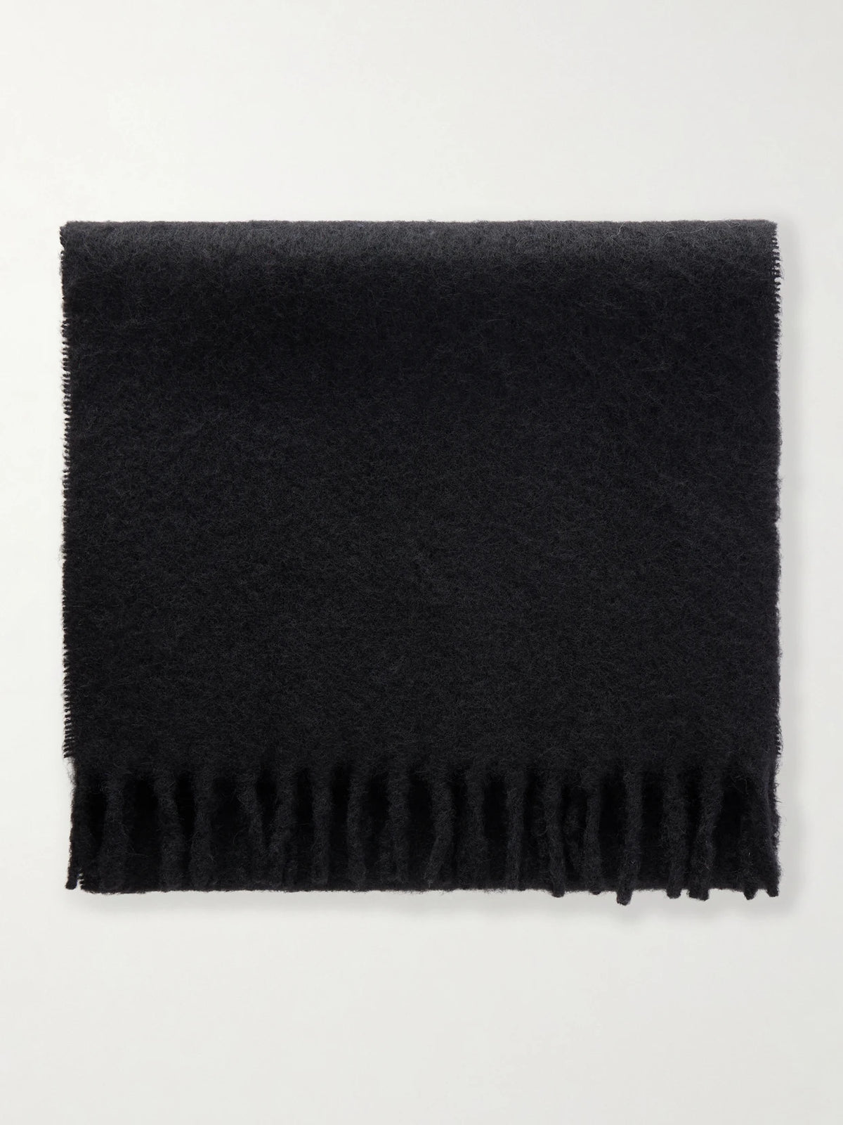 The Row Fringed Mohair And Wool-blend Scarf