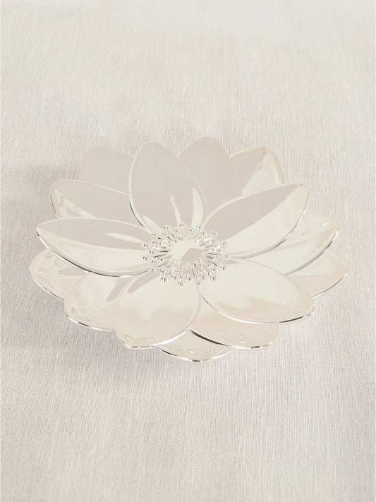 Christofle L'herbier Lotus Silver-plated Bowl