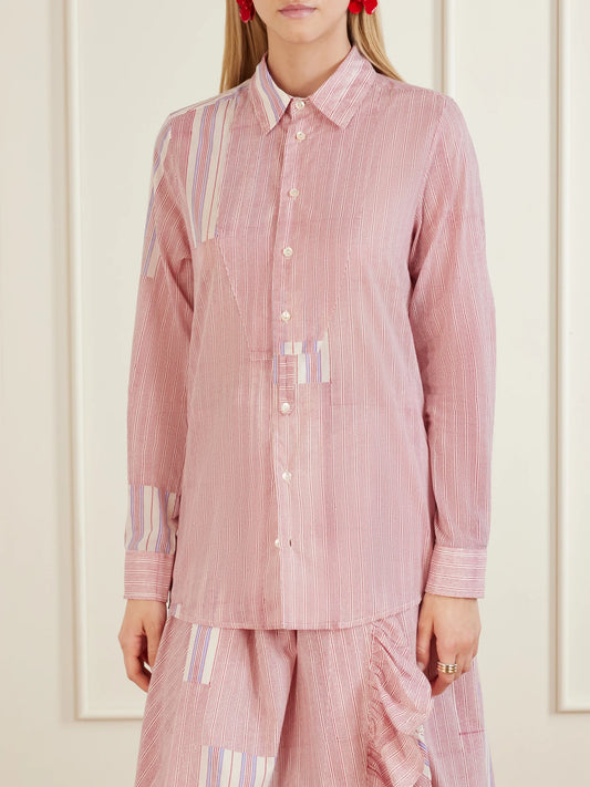 Baptiste Striped Cotton-voile Shirt