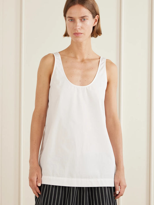 Cotton-poplin Tank