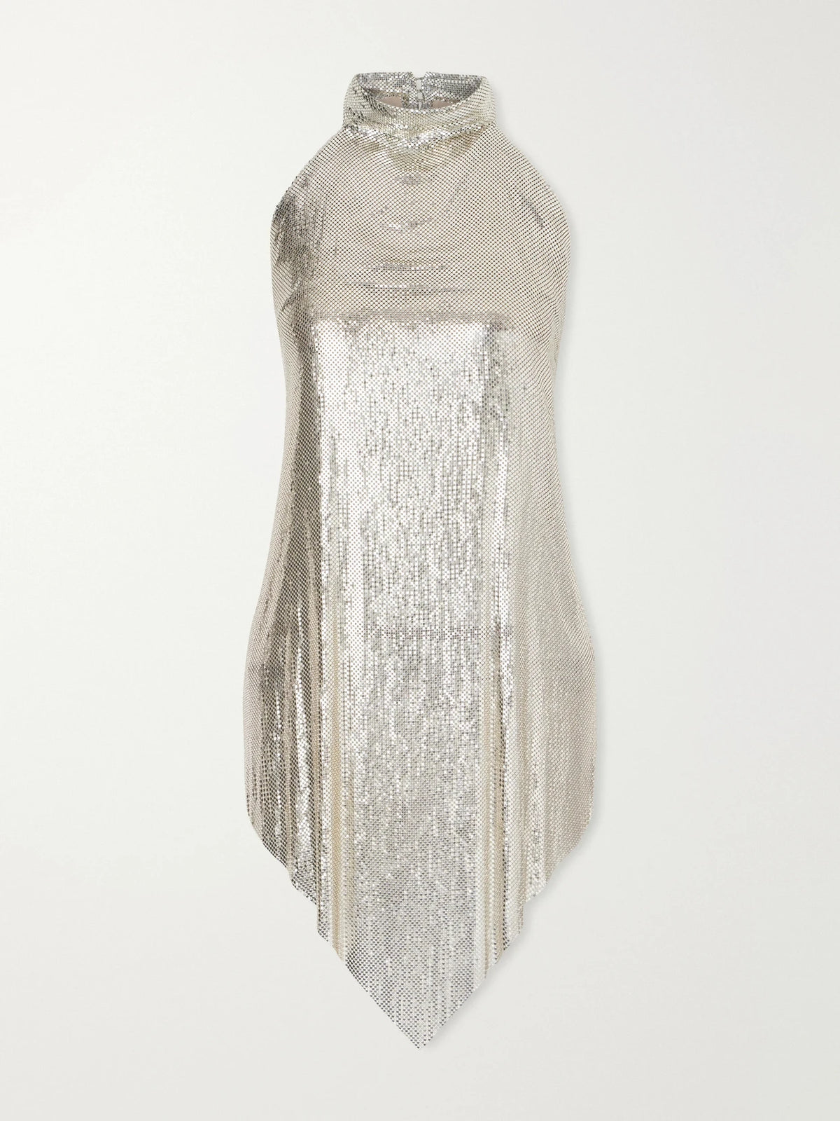Stella McCartney Open-back Chainmail Halterneck Blouse