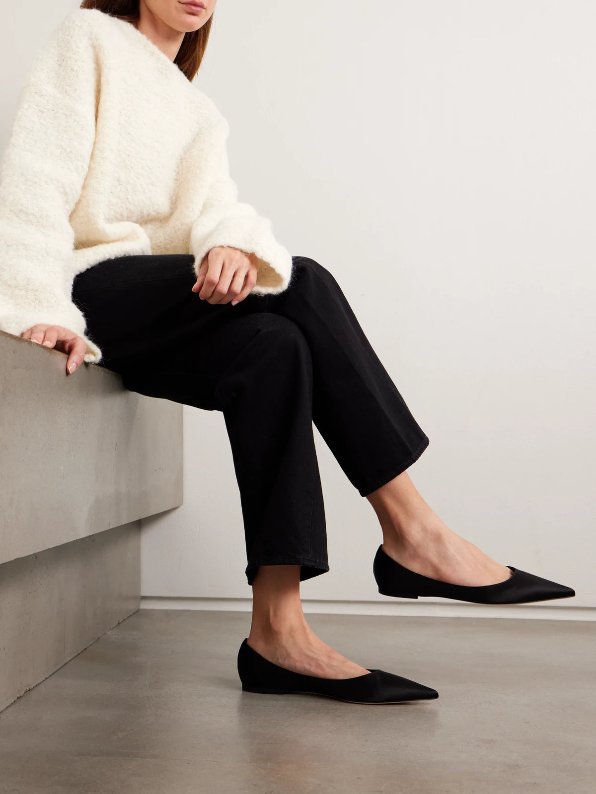 Love Satin Flats